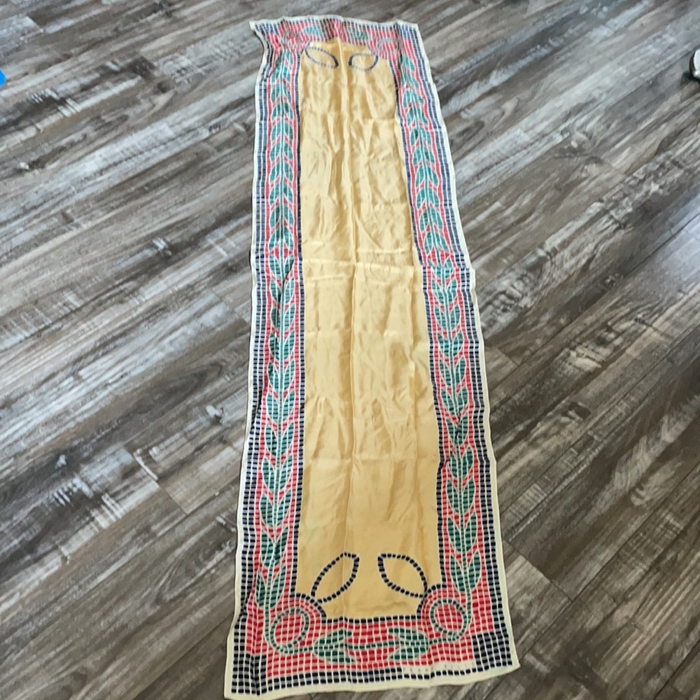 Perry Ellis Vintage 100% Silk Scarf - Picture 7 of 7
